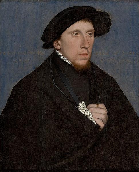 HOLBEIN, Hans the Younger The Poet Henry Howard china oil painting image